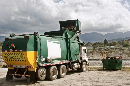 Modern waste disposal equipment in Marylebone