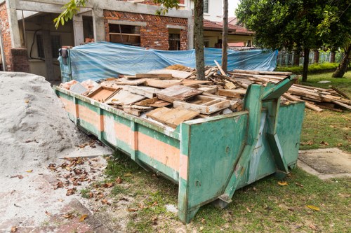 Marylebone skip hire service in action